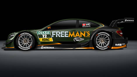 Robert Wickens' FREE MAN'S WORLD Mercedes AMG C-Coupé 