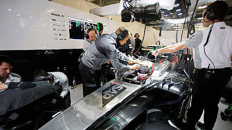 F1 McLaren stand