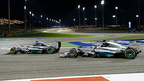 F1 Lewis Hamilton Mercedes W05 Nico Rosberg