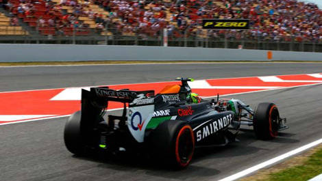 Sergio Perez, Force India VJM07 Spanish Grand Prix F1