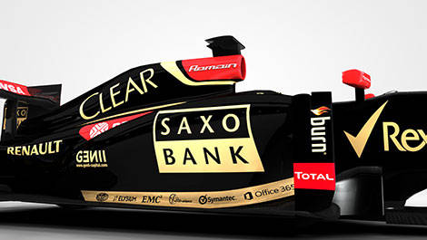 F1 Lotus E22 Saxo Bank Monaco