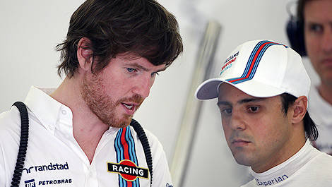 F1 Williams Martini Racing Rob Smedley Felipe Massa