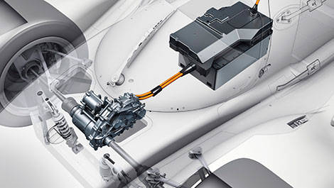 WEC Porsche 919 drivetrain
