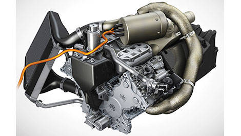 WEC Porsche 919 engine