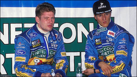 F1 Jos Verstappen 1994 Benetton Michael Schumacher