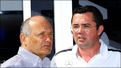 F1 Eric Boullier McLaren Ron Dennis