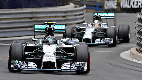 F1 Nico Rosberg Monaco Mercedes AMG Lewis Hamilton