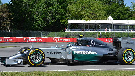 Nico Rosberg, Mercedes W05 Circuit Gilles-Villeneuve F1