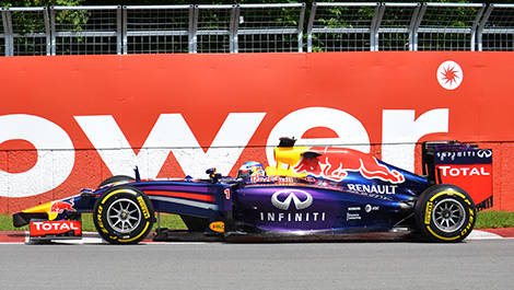 Sebastian Vettel, Red Bull RB10 Circuit Gilles-Villeneuve F1