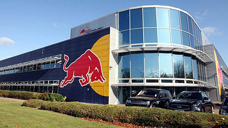F1 Red Bull factory Milton-Keynes UK