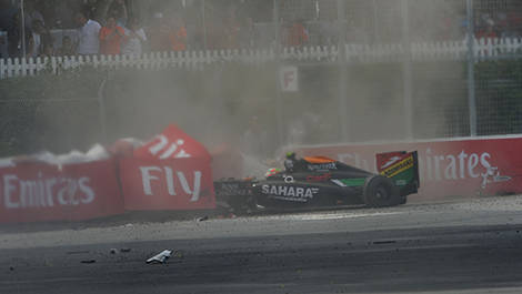 Sergio Perez's Sahara Force India, Montreal 