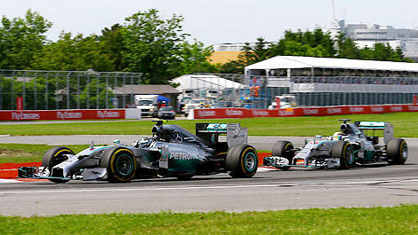 F1 Lewis Hamilton Mercedes Canada Nico Rosberg