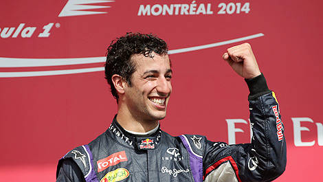 F1 Daniel Ricciardo Red Bull Canada