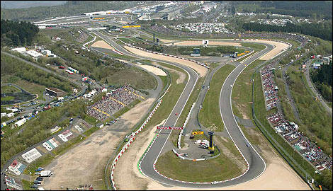 F1 Nurburgring aerial view