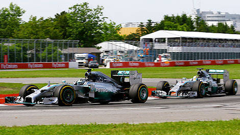 F1 Nico Rosberg Montreal Lewis Hamilton Mercedes