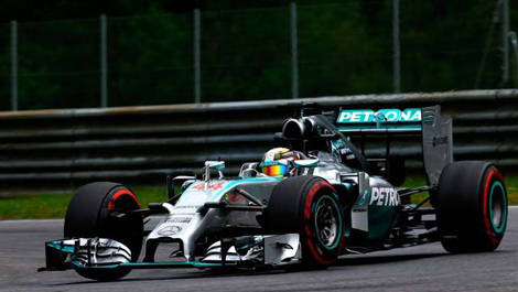 Lewis Hamilton, Mercedes W05 F1 Austria Red Bull Ring