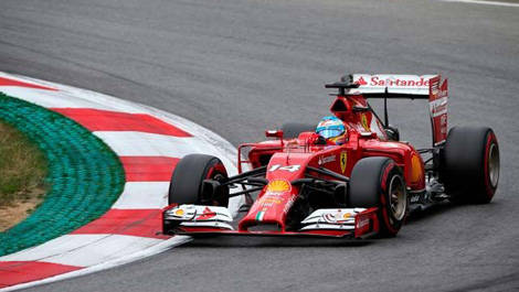 Fernando Alonso, Ferrari F14-T, Red Bull Ring F1