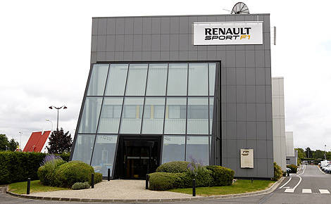 F1 Renault Sport factory Viry-Chatillon France
