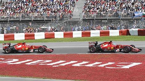 F1 Ferrari F14 T Fernando Alonso Montreal Canada Kimi Raikkonen