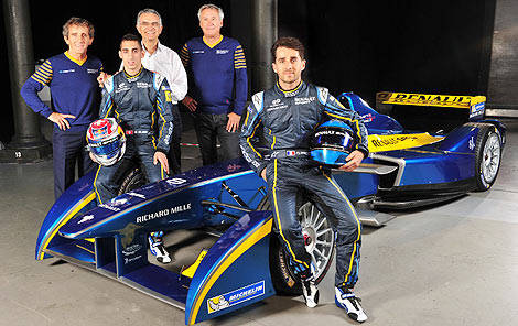 FE e.dams Renault Alain Prost Sebastien Buemi Jean-Paul Driot Patrice Ratti Nicolas Prost