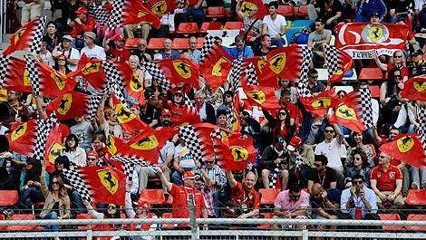 F1 Ferrari fans