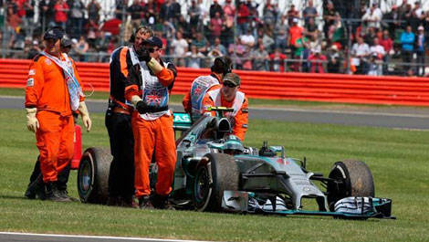 Nico Rosberg, Mercedes W05 F1 Grand Prix d'Angleterre Silverstone