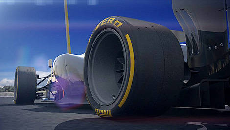 F1 Pirelli tire 18-inch