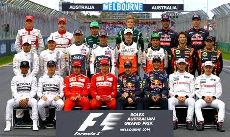 F1 drivers 2014