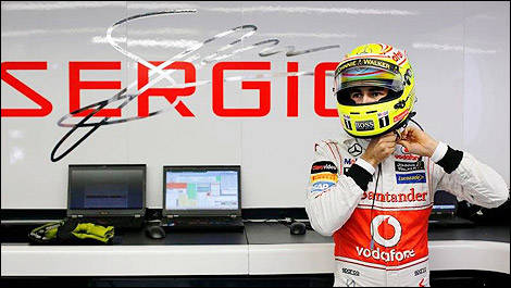 F1 McLaren Sergio Perez 2013