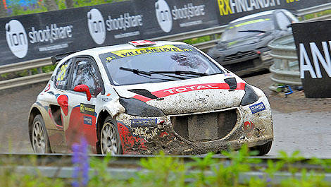 Rallycross Jacques Villeneuve Peugeot 208