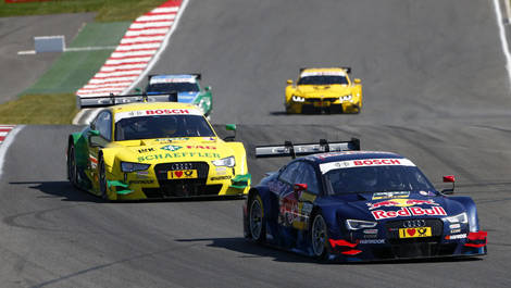 Mattias Ekstr&ouml;m Mike Rockenfeller DTM Moscow