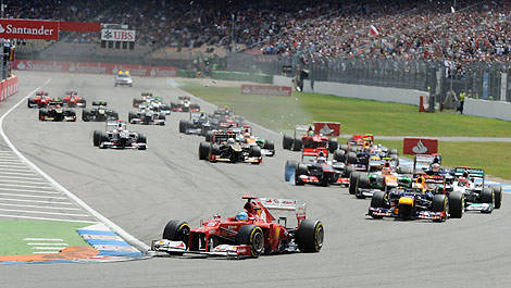 F1 Hockenheim start 2012