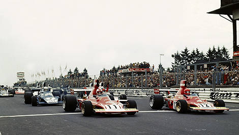 F1 Nurburgring 1974 Clay Regazzoni Niki Lauda