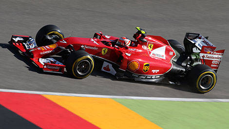 2014 German GP F1 Kimi Raikkonen, Ferrari 