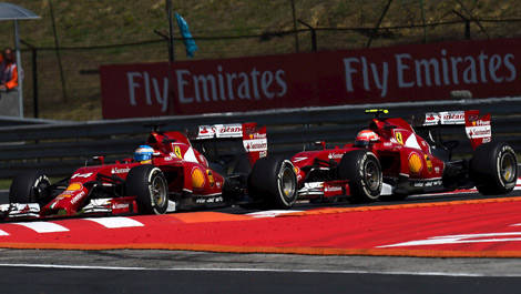 Fernando Alonso, Kimi Raikkonen, Ferrari F14 T