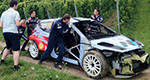 Rally: Thierry Neuville rolls Hyundai i20 in Deutschland shakedown