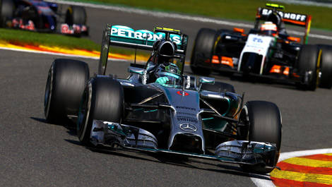 Nico Rosberg, Mercedes W05 F1 Belgian Grand Prix