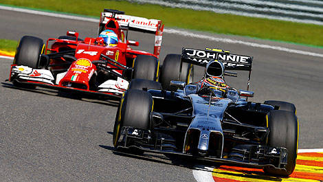 F1 Kevin Magnussen McLaren Spa Fernando Alonso Ferrari