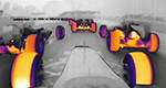 F1: Red Bull Racing's RB8 donuts in infrared (+video)