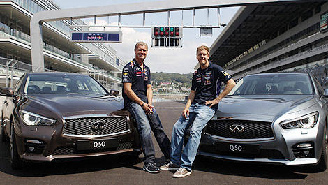 F1 David Coulthard Infiniti Sochi Russia Sebastian Vettel