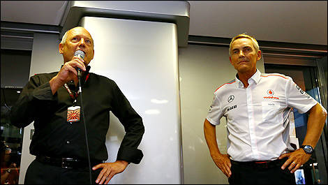 F1 Ron Dennis McLaren Martin Whitmarsh