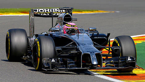 F1 Jenson Button McLaren MP4-29 Mercedes Spa-Francorchamps
