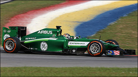 F1 Kamui Kobayashi Caterham CT05 Renault Malaysia