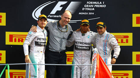 Nico Rosberg Lewis Hamilton Felipe Massa Italian Grand Prix F1 Monza