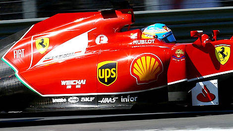 F1 Ferrari F14 T sponsors Monza