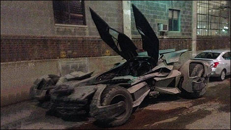 Premières images de la nouvelle Batmobile 