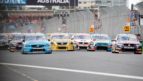 V8 Supercars Australia Melbourne start