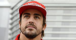 F1: Fernando Alonso reste chez Ferrari ''pour le moment''