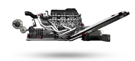 F1 Ferrari V6 turbo hybrid engine