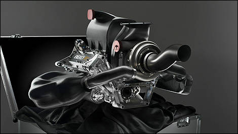 F1 Renault V6 turbo hybrid engine